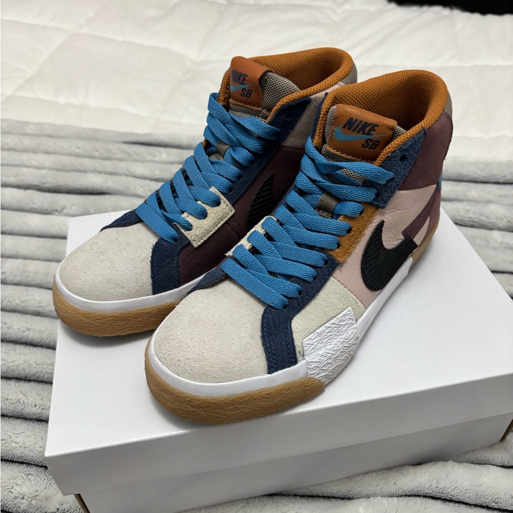 Nike Zoom Blazer Mid Premium SB 'Mosaic Pack - Dark Wine' Size 4.5 (men’s)